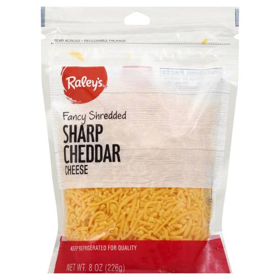Raley's Fancy Shredded Sharp Cheddar Cheese