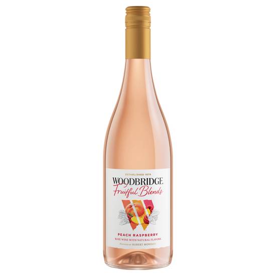 Woodbridge By Robert Mondavi Fruitful Blends Peach Raspberry Rose Wine (750 ml)
