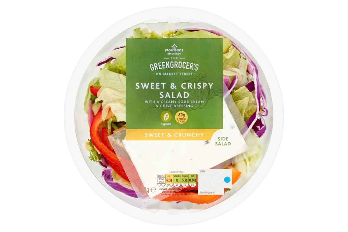 Morrisons The Greengrocer's on Market Street Sweet & Crispy Salad (190g)