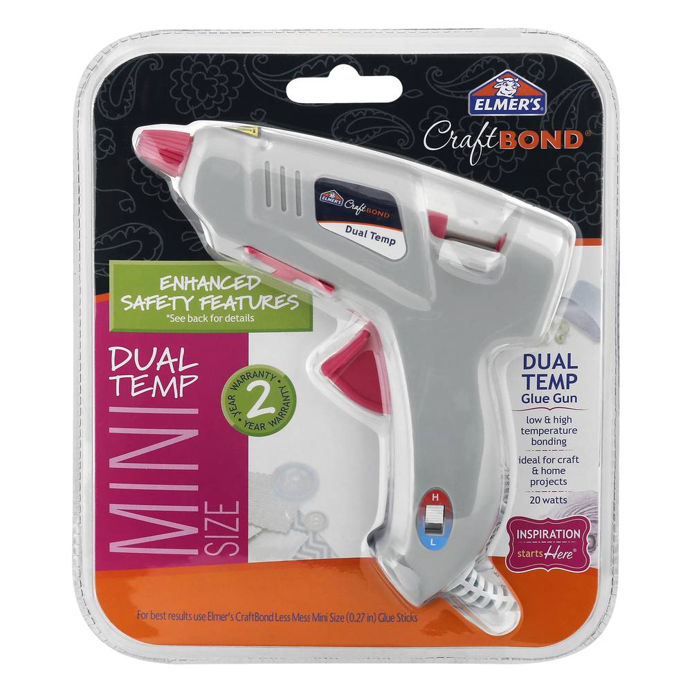 ELMER'S Craft Bond Mini Size Dual Temp Glue Gun