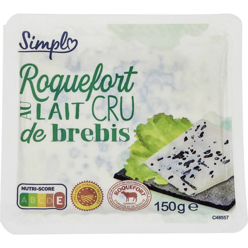 Simpl - Roquefort au lait cru de brebis (150g)