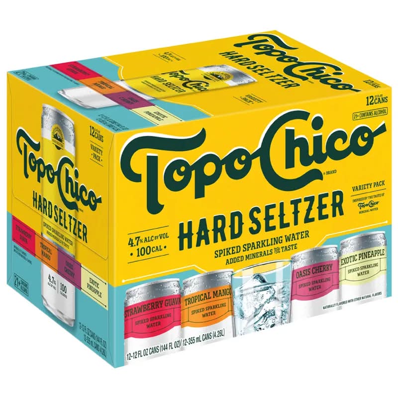 Topo Chico Hard Seltzer Variety - 12 Pack