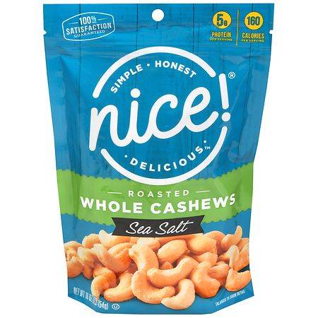 Nice! Roasted Whole Cashews Sea Salt