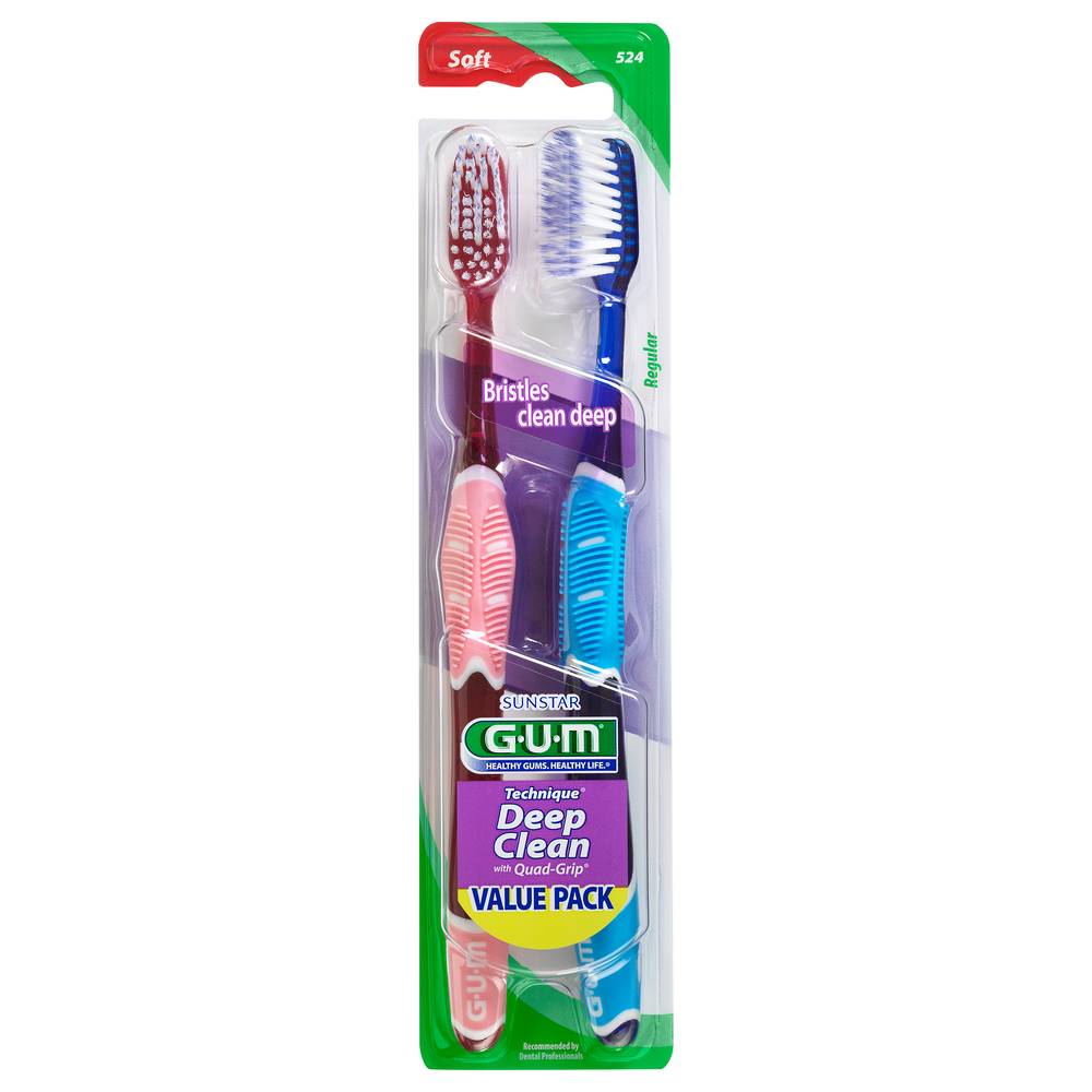 Gum Value pack Technique Deep Clean Toothbrushes