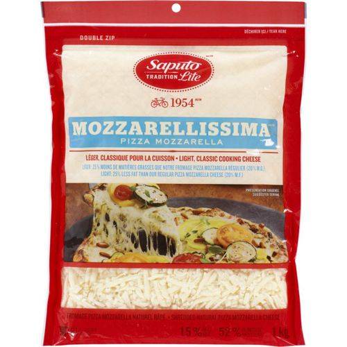 Mozzarella râpé 1kg, Ingrédients pour pizza