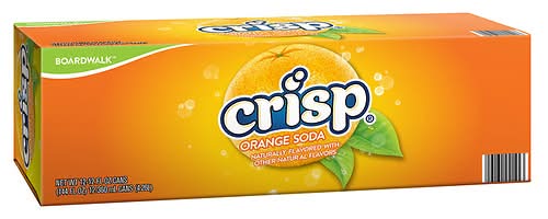 Boardwalk Crisp Orange Soda (12 x 12 fl oz)