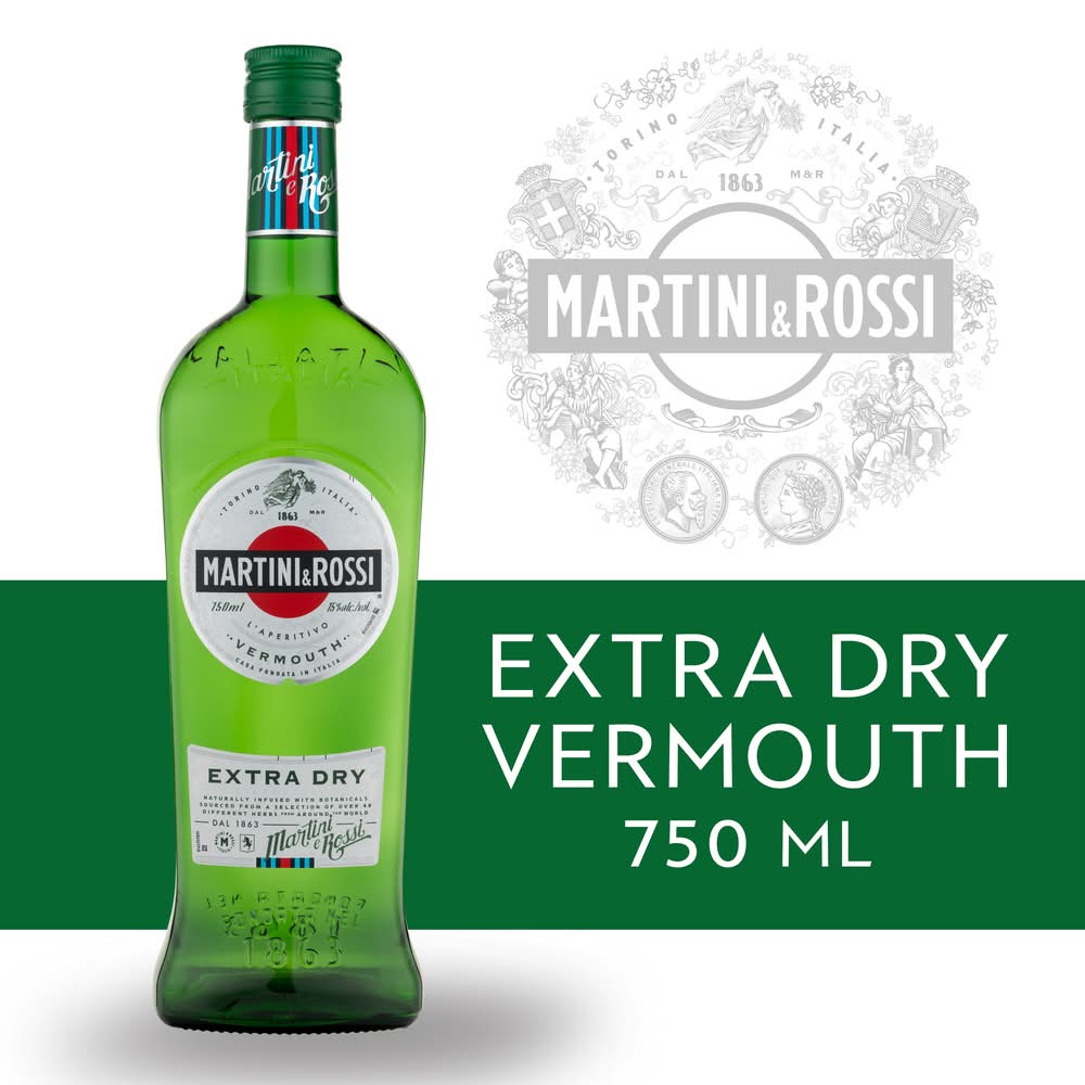 Martini & Rossi Vermouth Extra Dry Wine (750 ml)