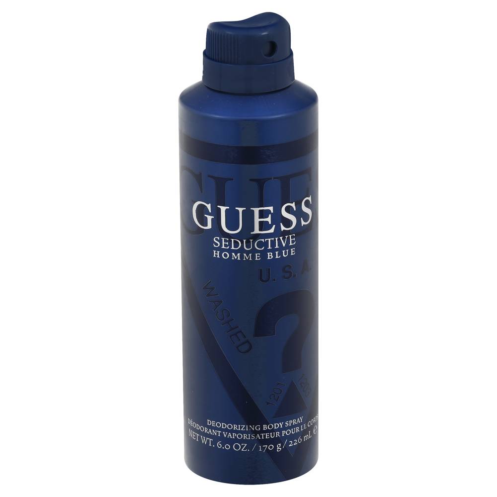 Guess Seductive Homme Blue Deodorizing Body Spray (6 oz)