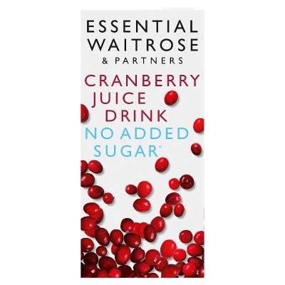 Waitrose & Partners Essential Cranberry Juice Drink (1L)