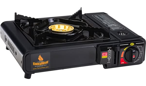 FancyHeat portable Butane Stove, Black