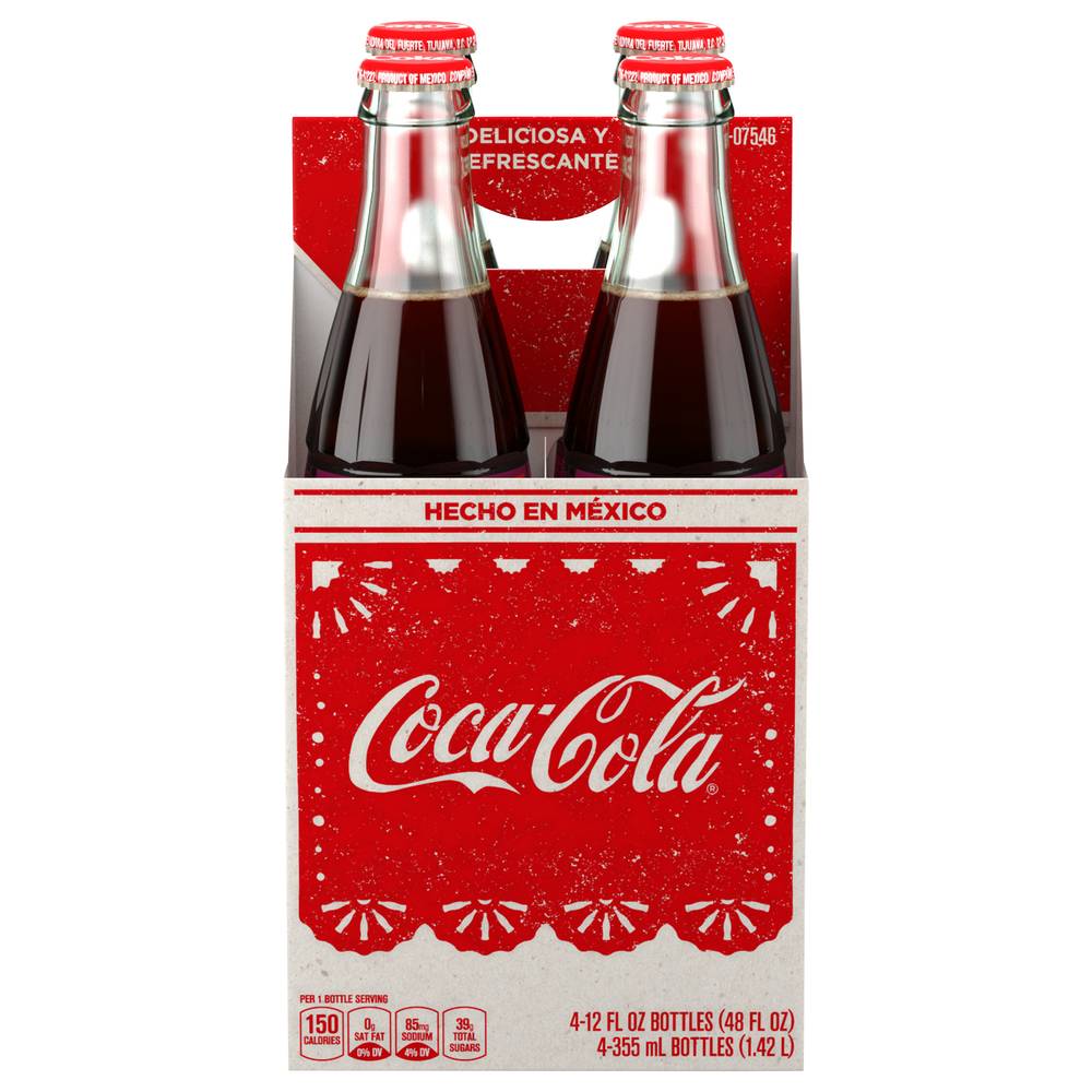 Coca-Cola Original Mexican Soda (4 x 12 fl oz)