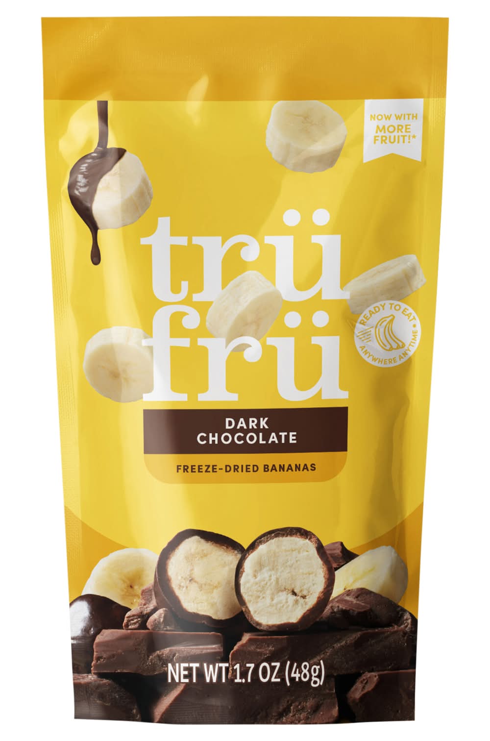 Trü Frü Freeze-Dried Bananas, Dark Chocolate (1.7 oz)