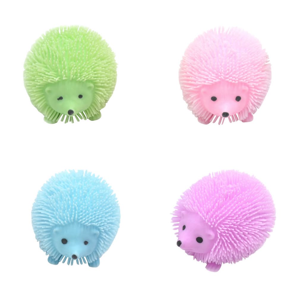 Fall Light-Up Squishy Hedgehog Stress Reliever Toy Assorted