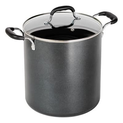 T-Fal Nonstick Stock Pot 12 Quart, Black