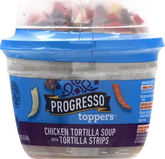 Progresso Toppers Chicken Tortilla Soup With Tortilla Strips