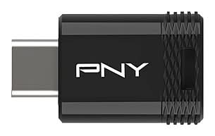 PNY Elite-X Fit 256GB USB 3.2 Type-C Flash Drive, Black (P-FDI256EXFITC-GE)