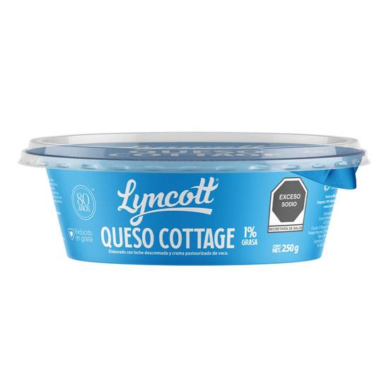 Lyncott queso cottage reducido en grasa (bote 250 g)