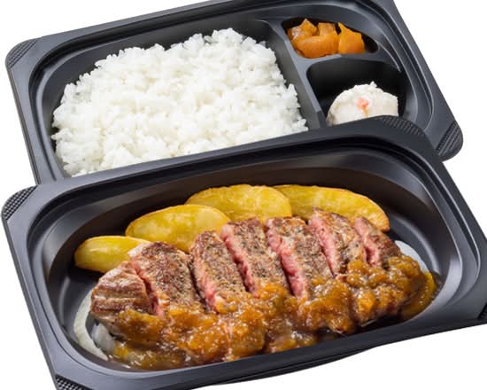 ラウンドステーキ約180g弁当