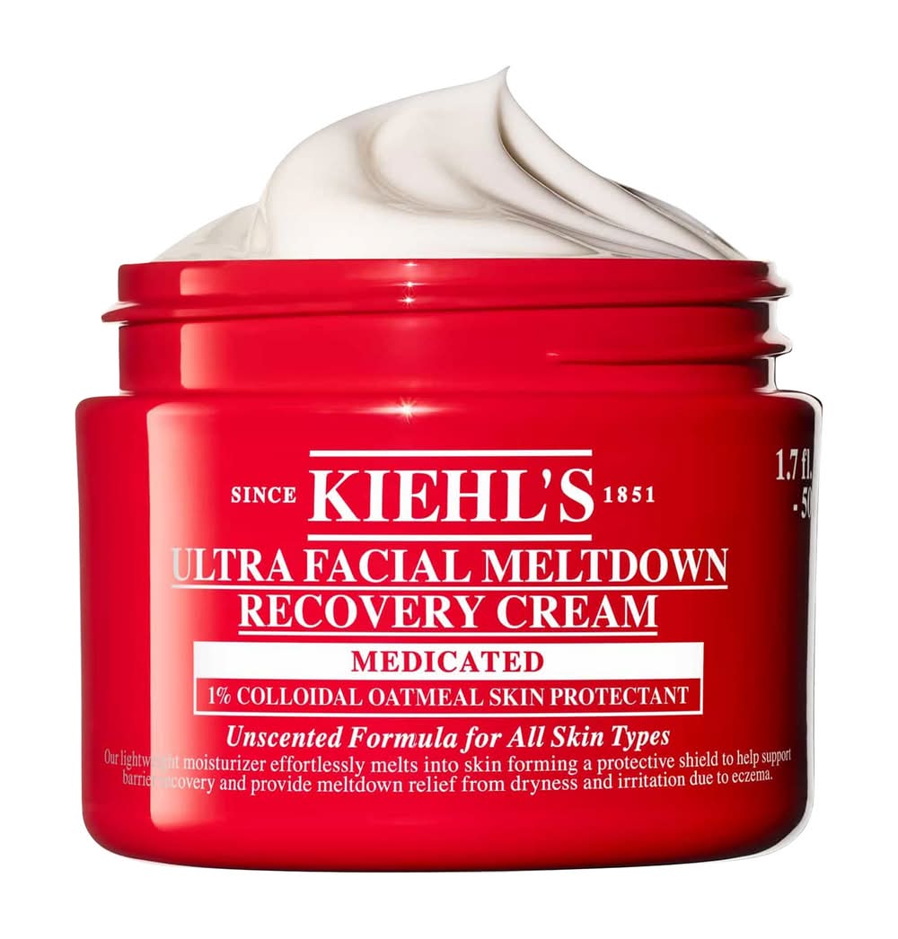 Kiehl'S Since 1851 Ultra Facial Meltdown Recovery Medicated Cream with Colloidal Oatmeal 1.7 oz/50 ml