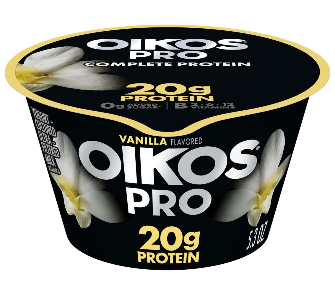 Oikos Pro Cultured Protein Yogurt, Vanilla (5.3 oz)