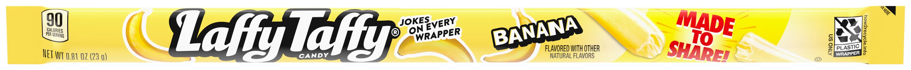 Laffy Taffy Rope Banana Candy (0.8 oz)