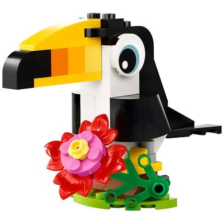 LEGO Creator 3 in 1 Tropical Toucan Building Set 6+ Years (59 ct)