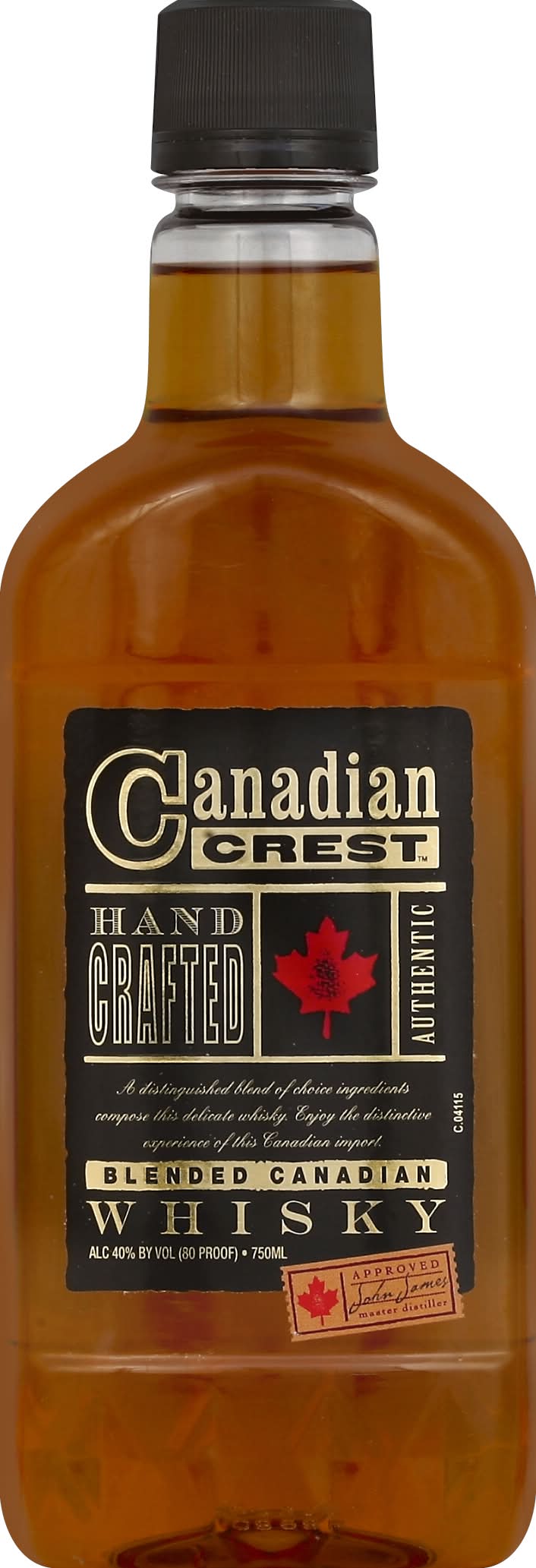 Canadian Crest Hand Crafted Blended Whisky (750 ml)