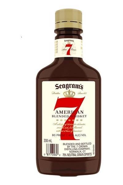 Seagram's 7 Crown Blended Whiskey (200ml bottle)