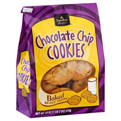 Signature Select Chocolate Chip Cookies 18 Count - Each