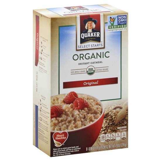 Quaker Organic Original Instant Oatmeal