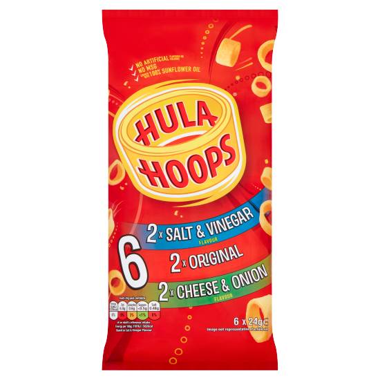 Hula Hoops Variety Multipack Crisps (6 pack)