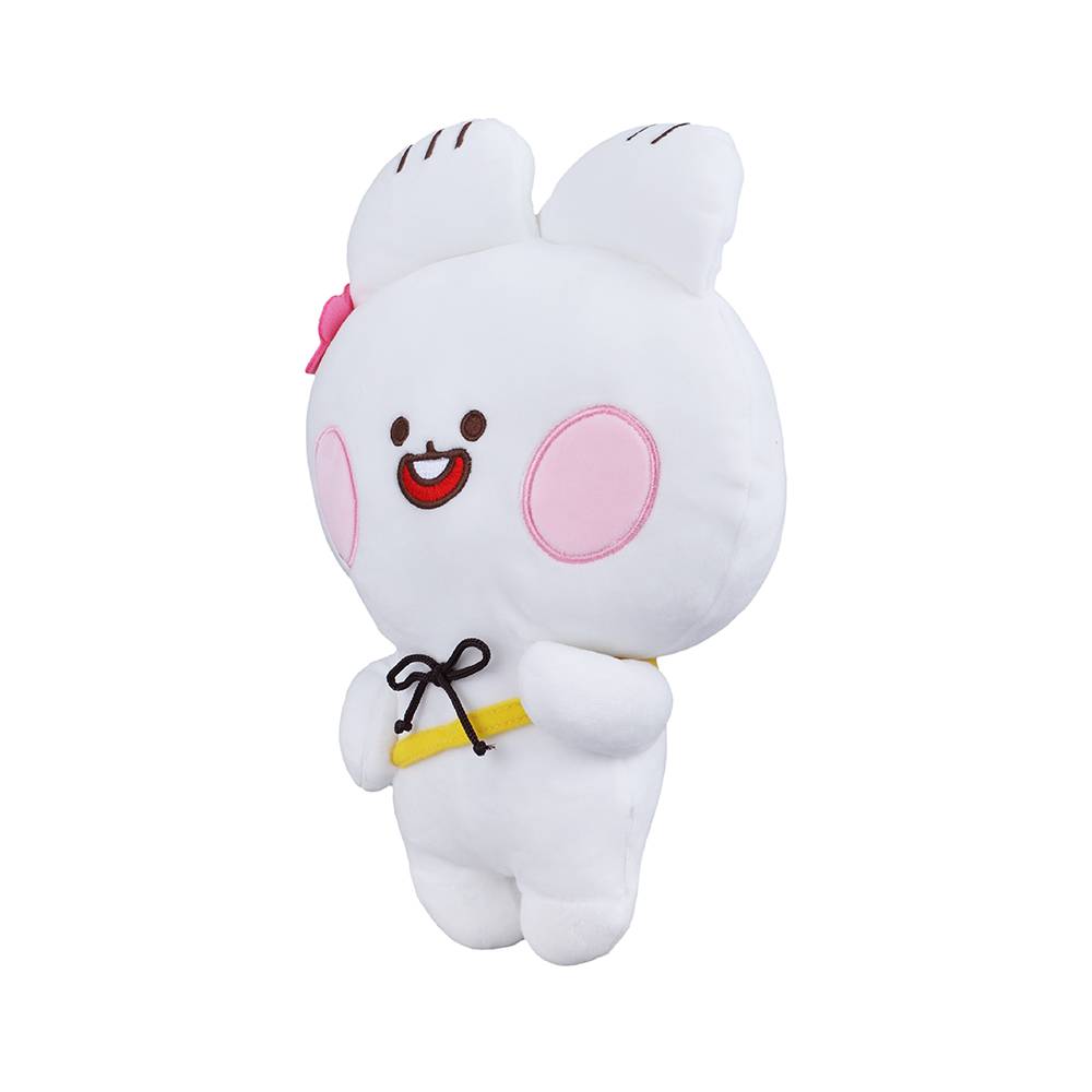 Miniso · Peluche con mochila de felpa ratora, blanco