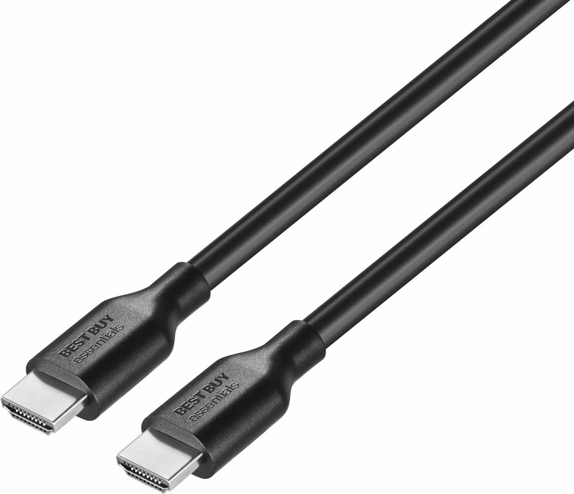 Best Buy essentials™ - 12' 4K Ultra HD HDMI Cable - Black