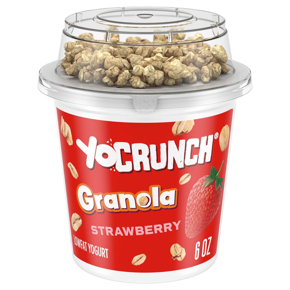 YoCrunch Strawberry Low Fat Yogurt With Granola (6 oz)