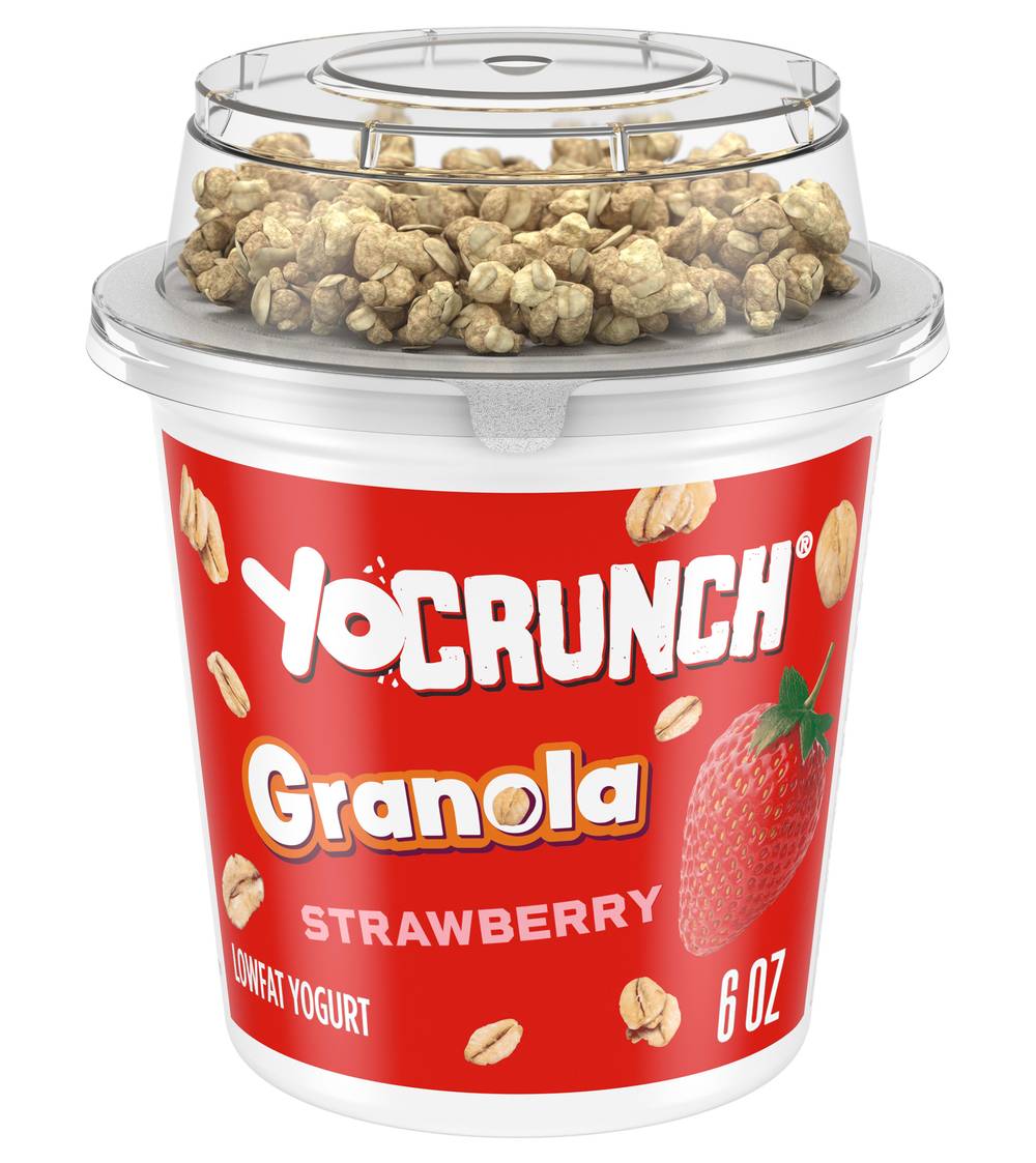 YoCrunch Strawberry Low Fat Yogurt With Granola (6 oz)