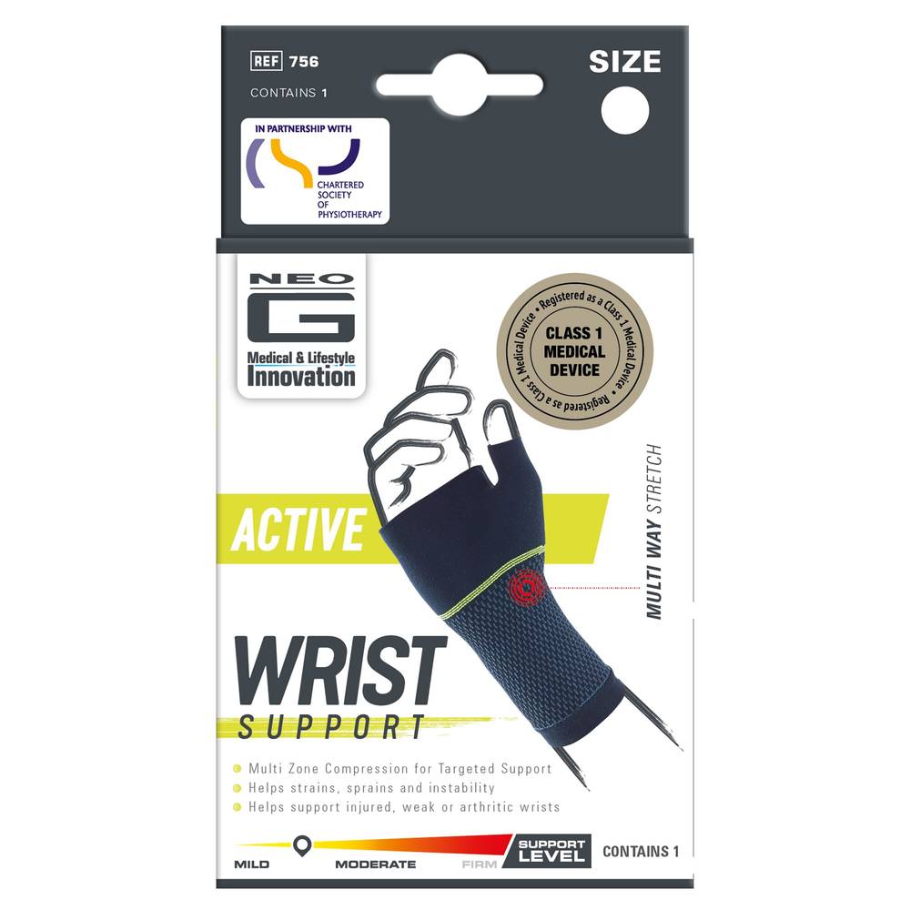 Neo G Active Wrist Support, Large