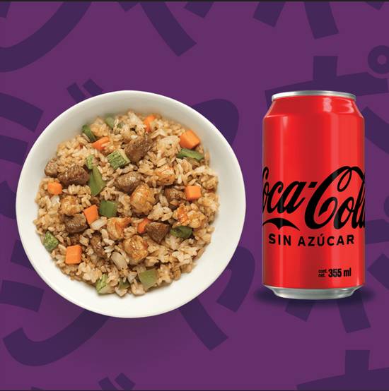 Yakimeshi Mixto + Refresco