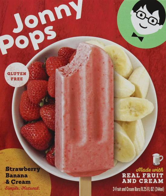 JonnyPops Frozen Fruit & Cream Bars