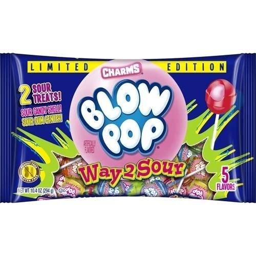 Charms Blow Pops Limited Edition Way2sour Assorted Lollipops