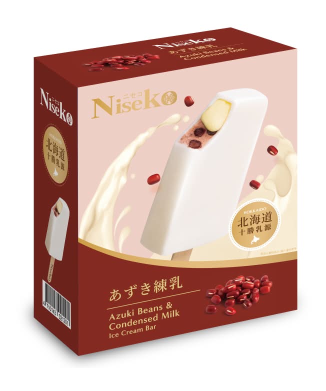 Niseko 北海道紅豆煉乳雪糕 95g x 4 <95g克 x 4 x 1BOX盒>