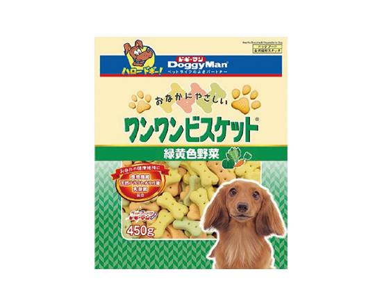 【DoggyMan】犬用寡糖添加野菜消臭餅乾450g#20552909