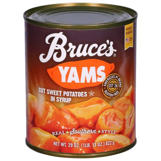 Bruce's Yams Cut Sweet Potatoes in Syrup