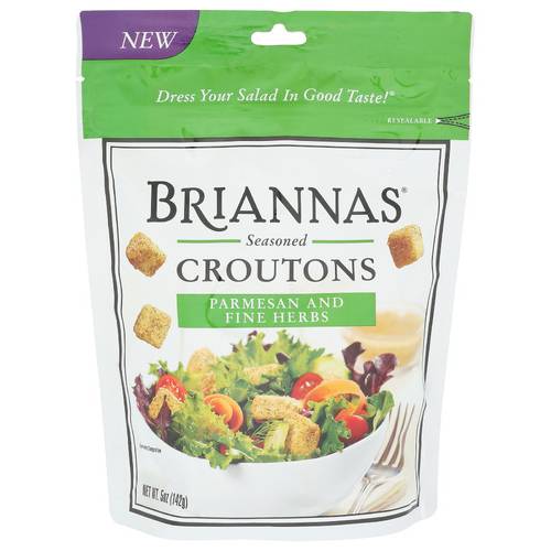 Briannas Parmesan And Fine Herbs Seasoned Croutons