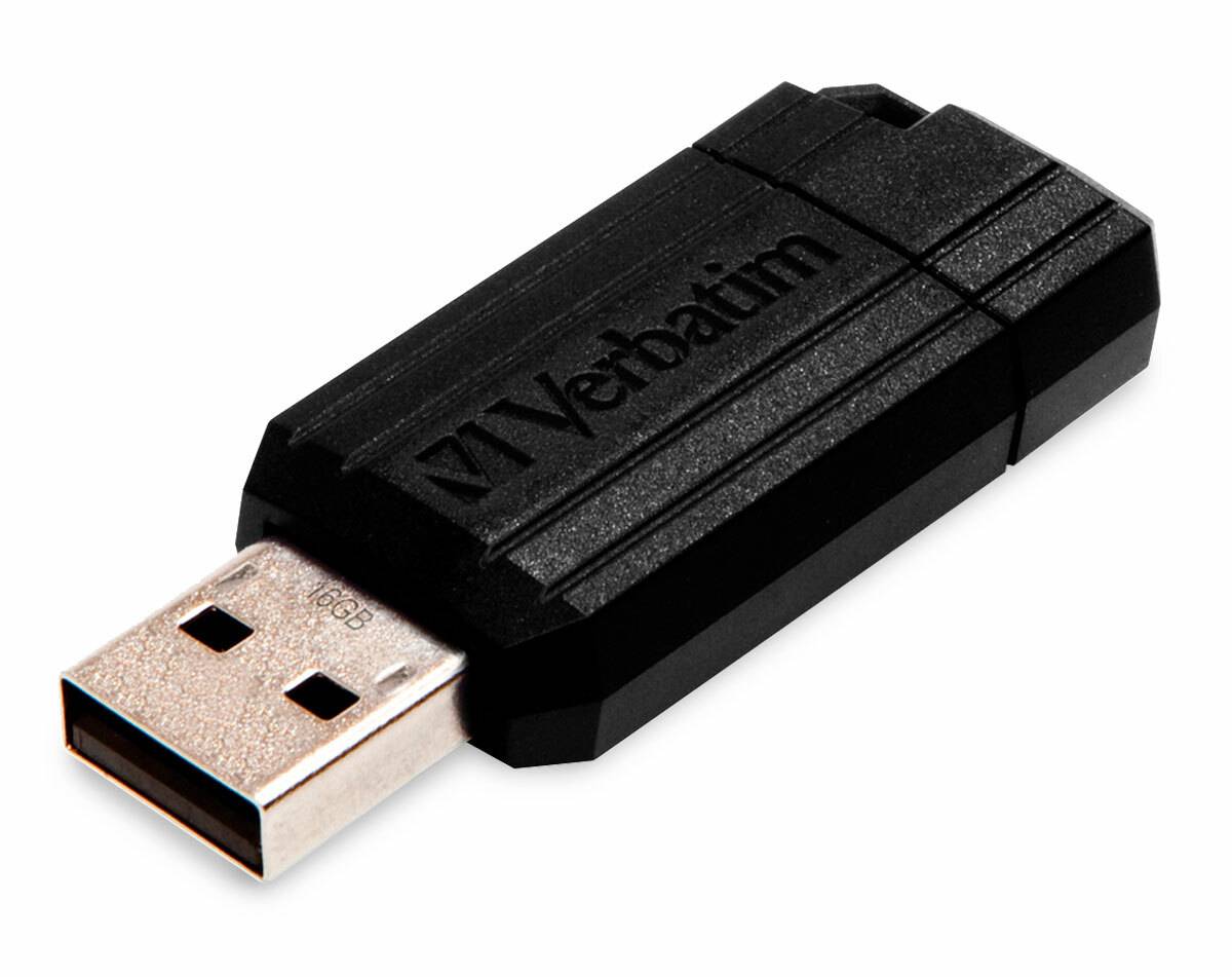 Verbatim · Memoria usb pinstripe negro 16 gb