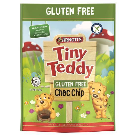 Arnott's Gluten Free Tiny Teddy Choc Chip Biscuits 120g