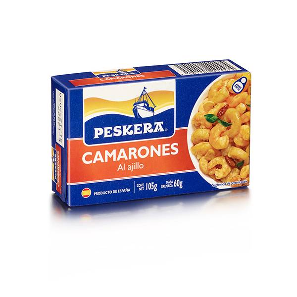 Camarones Al Ajillo Peskera 105 gr
