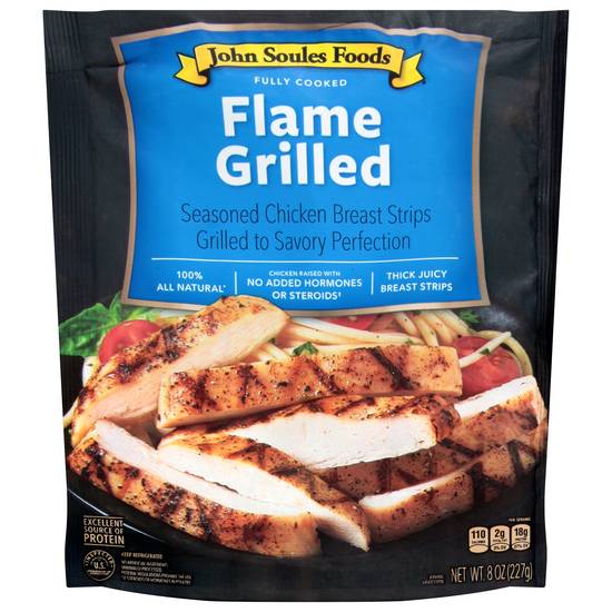 John Soules Foods Grilled Chicken Breast Strips (8 oz)