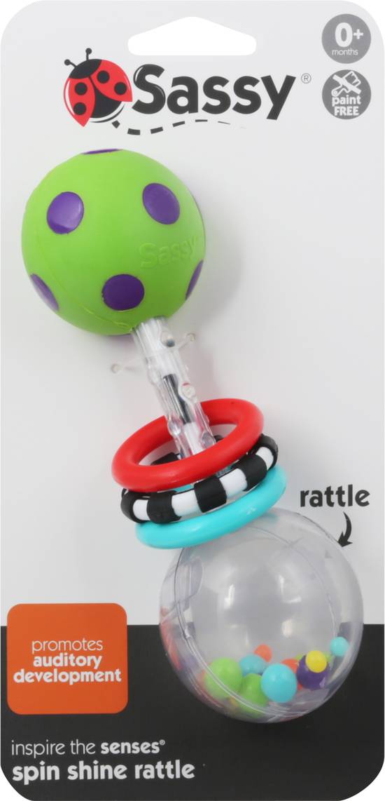 Sassy Spin Shine Rattle (1 rattle)