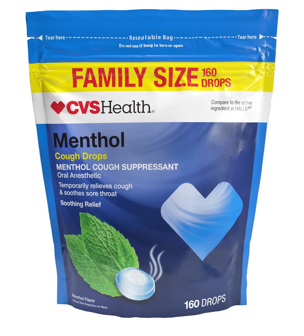 CVS Health Cough Drops, Menthol (160 ct)