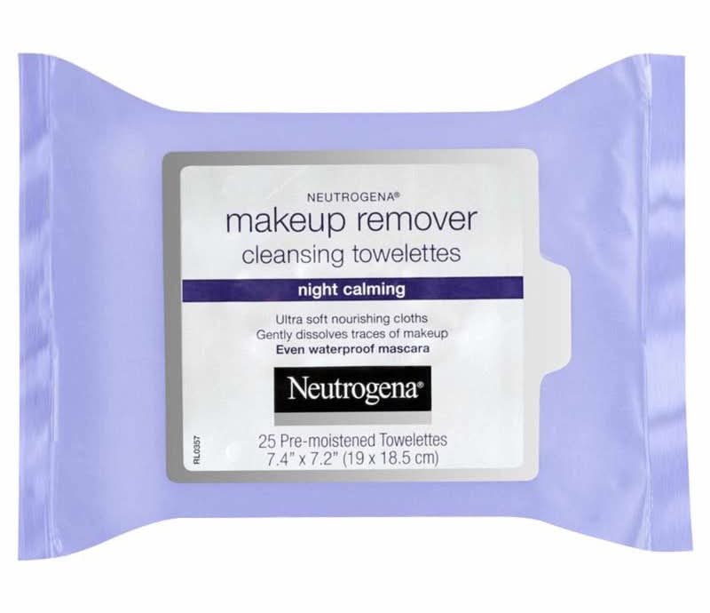 Neutrogena Night Makeup Remover Wipes 25s
